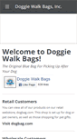 Mobile Screenshot of doggiewalkbags.com